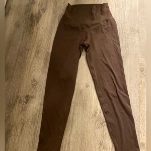aerie brown real me offline leggings xs short color relic